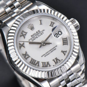 DateJust 28MM WF White Dial Lume Marker Jubilee Bracelet A2671 - Image 8