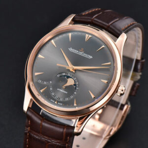 Master Ultra Thin Moonphase 136255J ZF 39MM RG Gray Dial Brown Leather Strap A925 V3 - Image 15