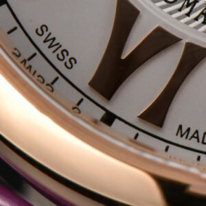 Happy Sport Automatic RG/SS 33mm HWF White Dial Grape Leather Starp A2892 - Image 14