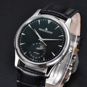 Master Ultra Thin Moonphase 1368420 ZF 39MM Black Dial Leather Strap A925 V3