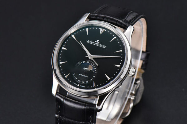 Master Ultra Thin Moonphase 1368420 ZF 39MM Black Dial Leather Strap A925 V3