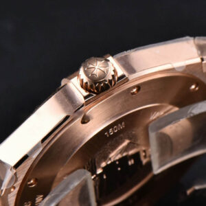 Overseas 47040 MKF 42MM RG Brown Dial Leather Strap 9015 - Image 7