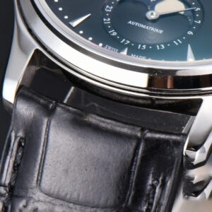 Master Ultra Thin Moonphase 1368420 ZF 39MM Black Dial Leather Strap A925 V3 - Image 7