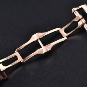 Overseas 47040 MKF 42MM RG Brown Dial Rubber Strap 9015 - Image 8