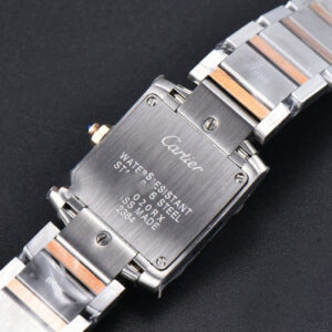 Tank Francaise Small Diamond 25.7mmx21.2mm 8848F RG/SS Bracelet Quartz - Image 2