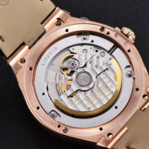 Overseas 47040 MKF 42MM RG Brown Dial Leather Strap 9015 - Image 16