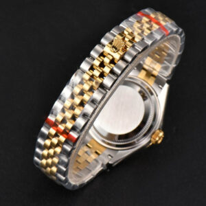 DateJust 28MM Ladies WF YG/SS Smooth Bezel Silver Dial Jubilee Bracelet A2236 - Image 8