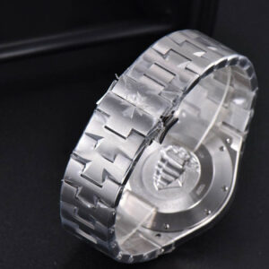 Overseas 47040 MKF 42MM White Textured Dial SS Bracelet 9015 - Image 11