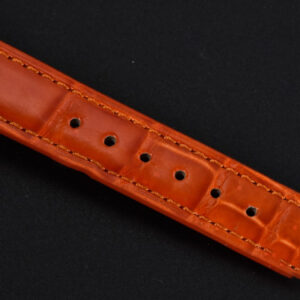 Happy Sport Automatic RG/SS 33mm HWF White Dial Orange Leather Starp A2892 - Image 25