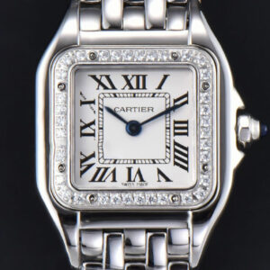 Panthère Secrete Ladies 22mm SS BVF Diamond Bezel White Dial SS Bracelet Ronda Quartz - Image 2