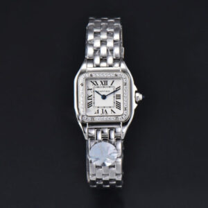 Panthère Secrete Ladies 22mm SS BVF Diamond Bezel White Dial SS Bracelet Ronda Quartz - Image 3