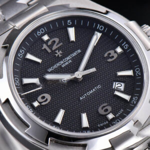 Overseas 47040 MKF 42MM Black Textured Dial SS Bracelet 9015 - Image 15