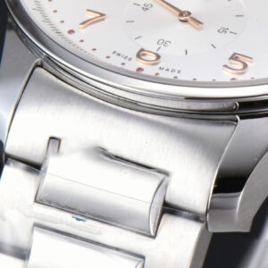 Portuguese IW371604 ZF 41MM White Dial RG Markers SS Bracelet A96355 - Image 12