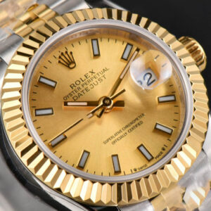 DateJust 28MM Ladies WF YG/SS YG Dial Jubilee Bracelet A2236 - Image 9