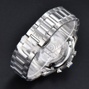 Portuguese IW371609 ZF 41MM Black Dial SS Bracelet A96355 - Image 5
