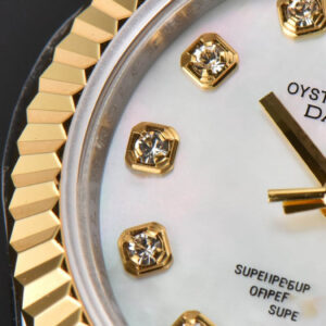 DateJust 28MM Ladies WF YG/SS MOP Dial Diamond Marker Jubilee Bracelet A2236 - Image 5