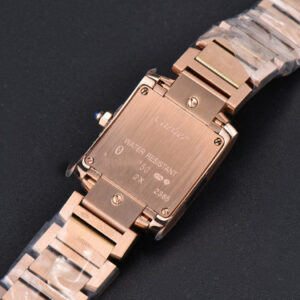 Tank Francaise Small Diamond 25.7mmx21.2mm 8848F RG Bracelet Quartz - Image 2
