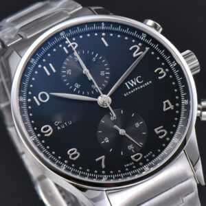 Portuguese IW371609 ZF 41MM Black Dial SS Bracelet A96355 - Image 15