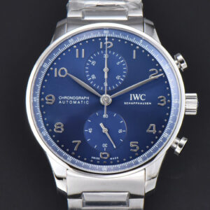 Portuguese IW371606 SS ZF 41MM Blue Dial SS Bracelet A96355
