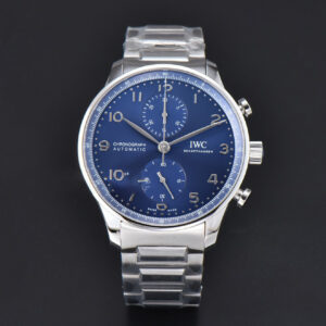 Portuguese IW371606 SS ZF 41MM Blue Dial SS Bracelet A96355 - Image 12