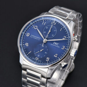 Portuguese IW371606 SS ZF 41MM Blue Dial SS Bracelet A96355 - Image 13