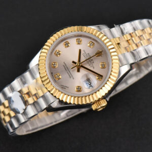 DateJust 28MM Ladies WF YG/SS Silver Dial Diamond Marker Jubilee Bracelet A2236 - Image 2
