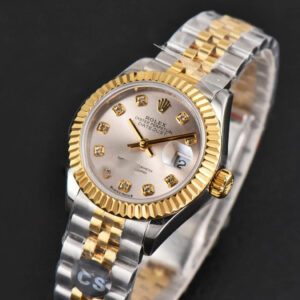 DateJust 28MM Ladies WF YG/SS Silver Dial Diamond Marker Jubilee Bracelet A2236 - Image 3