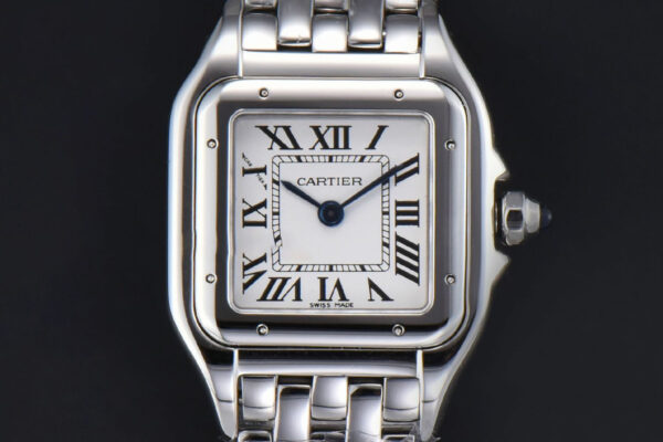 Panthère Secrete Ladies 22mm SS BVF White Dial on SS Bracelet Ronda Quartz