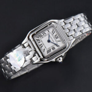 Panthère Secrete Ladies 22mm SS BVF White Dial on SS Bracelet Ronda Quartz - Image 16