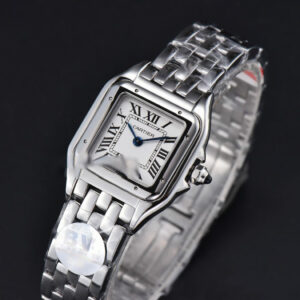 Panthère Secrete Ladies 22mm SS BVF White Dial on SS Bracelet Ronda Quartz - Image 17