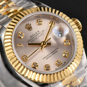 DateJust 28MM Ladies WF YG/SS Silver Dial Diamond Marker Jubilee Bracelet A2236 - Image 12