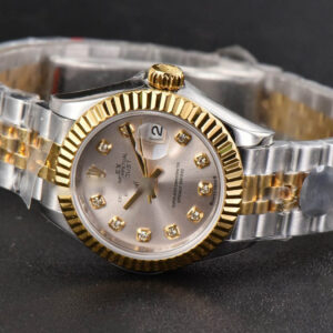 DateJust 28MM Ladies WF YG/SS Silver Dial Diamond Marker Jubilee Bracelet A2236 - Image 15