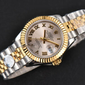 DateJust 28MM Ladies WF YG/SS Silver Dial Roma Marker Jubilee Bracelet A2236 - Image 2