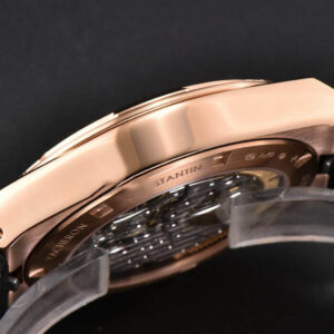 Overseas Tourbillon 6000V 42.5mm RG BBRF Blue Dial Black Leather Strap Tourb - Image 7