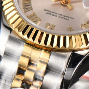 DateJust 28MM Ladies WF YG/SS Silver Dial Roma Marker Jubilee Bracelet A2236 - Image 9