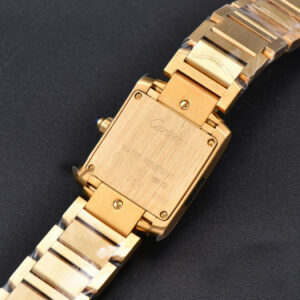 Tank Francaise Small Diamond 25.7mmx21.2mm 8848F YG Bracelet Quartz - Image 3