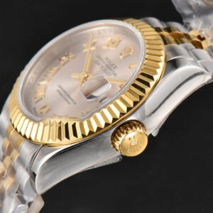 DateJust 28MM Ladies WF YG/SS Silver Dial Roma Marker Jubilee Bracelet A2236 - Image 10