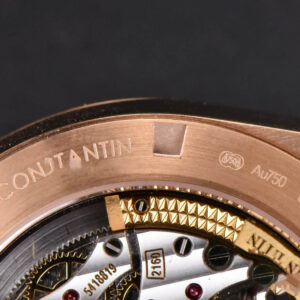 Overseas Tourbillon 6000V 42.5mm RG BBRF Blue Dial Black Leather Strap Tourb - Image 17