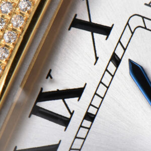 Santos de Cartier Medium 35mm BVF YG Diamond Bezel White Dial YG Bracelet MIYOTA 9015 - Image 7