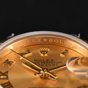 DateJust 28MM Ladies WF YG Gold Dial Roma Marker Jubilee Bracelet A2236 - Image 2