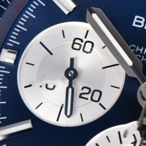 Chronomat B01 42mm BLSF Blue Bezel Blue Dial White Subdial White Rubber Strap 7750 - Image 3