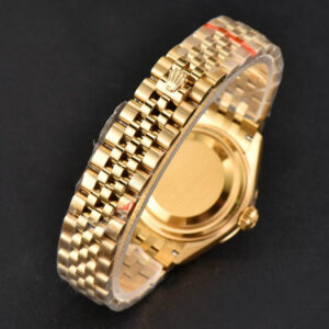 DateJust 28MM Ladies WF YG Gold Dial Roma Marker Jubilee Bracelet A2236 - Image 7