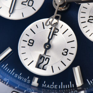 Chronomat B01 42mm BLSF Blue Bezel Blue Dial White Subdial White Rubber Strap 7750 - Image 5