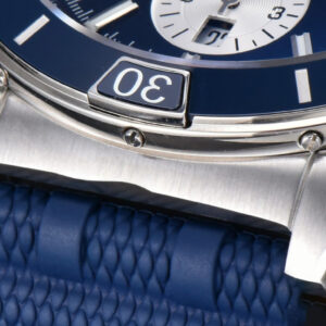 Chronomat B01 42mm BLSF Blue Bezel Blue Dial White Subdial White Rubber Strap 7750 - Image 7