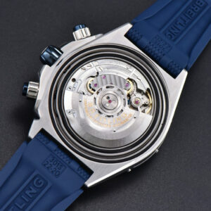 Chronomat B01 42mm BLSF Blue Bezel Blue Dial White Subdial White Rubber Strap 7750 - Image 26