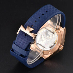Overseas Tourbillon 6000V 42.5mm RG BBRF Blue Dial Blue Rubber Strap Tourb - Image 7