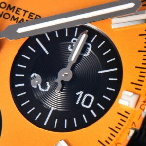 Chronomat B01 42mm BLSF Black Bezel Orange Dial Black Subdial Rubber Strap 7750 - Image 9