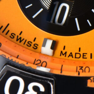 Chronomat B01 42mm BLSF Black Bezel Orange Dial Black Subdial Rubber Strap 7750 - Image 11