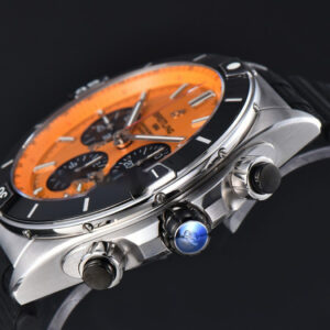 Chronomat B01 42mm BLSF Black Bezel Orange Dial Black Subdial Rubber Strap 7750 - Image 13