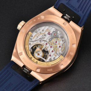 Overseas Tourbillon 6000V 42.5mm RG BBRF Blue Dial Blue Rubber Strap Tourb - Image 14